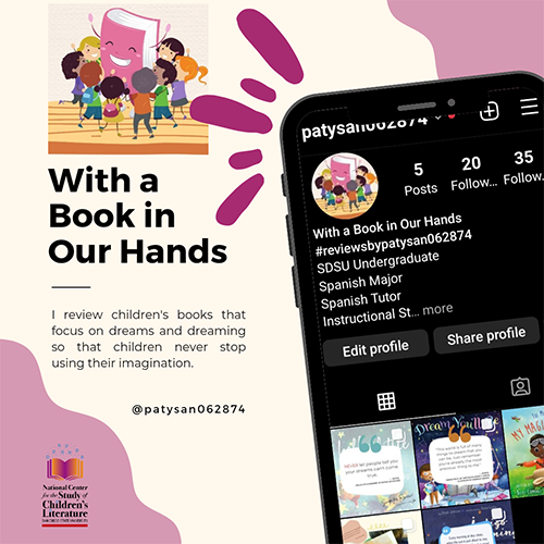 With a Book in Our Hands, @patysan062874), I review children’s books that focus on dreams and dreaming so that children never stop using their imagination